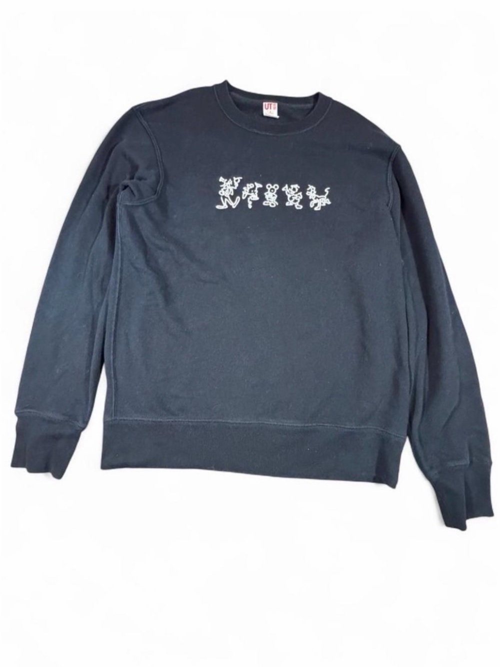 Uniqlo UT x Disney Mickey & Friends Crewneck Sweatshirt Gray Size M
